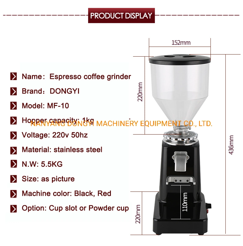 Mf-10 Mini Espresso Coffee Bean Grinder for Household Use
