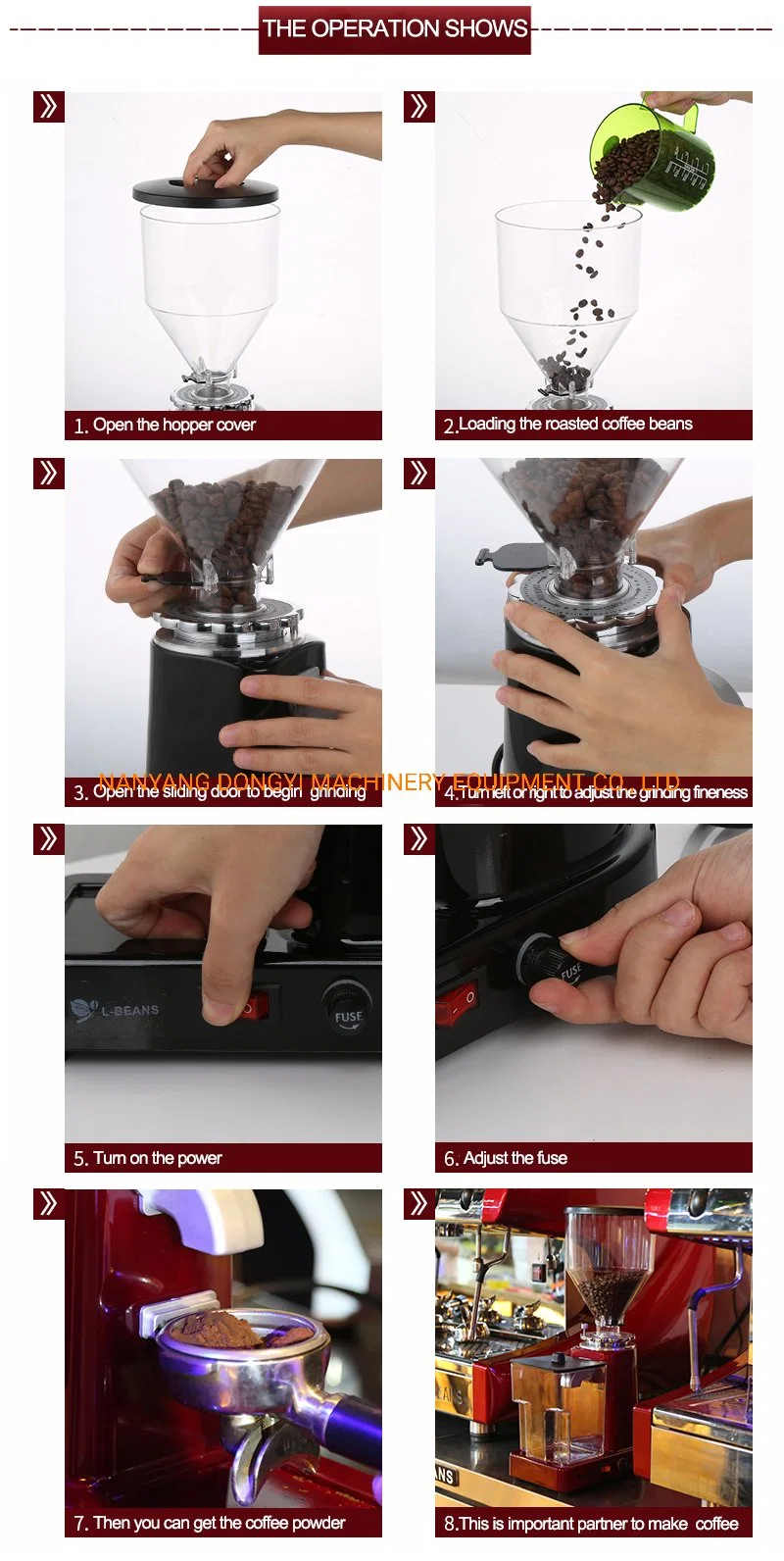 Mf-10 Mini Espresso Coffee Bean Grinder for Household Use